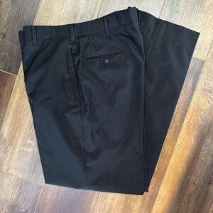 Men's Black Dress Pants - Classic Tailored Fit 31” inseam